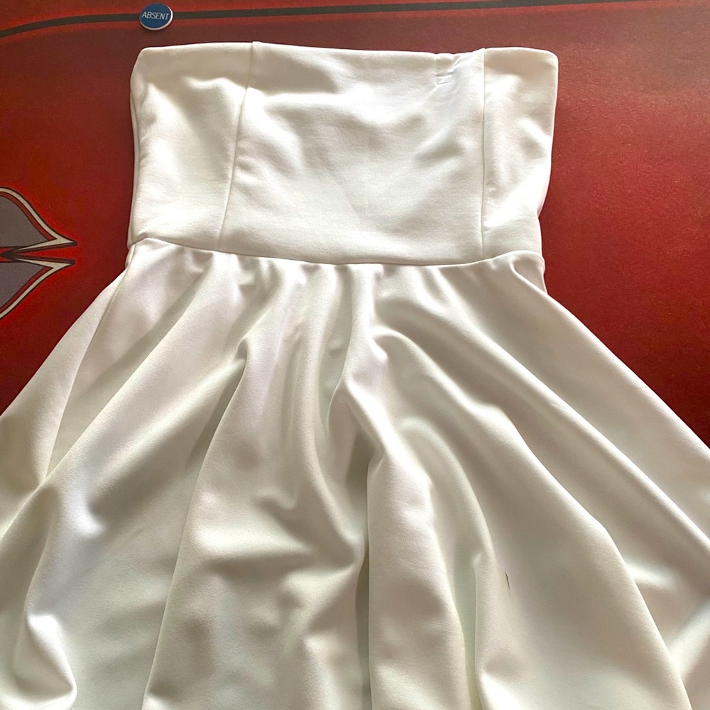Cutest white tube dress strapless brand new